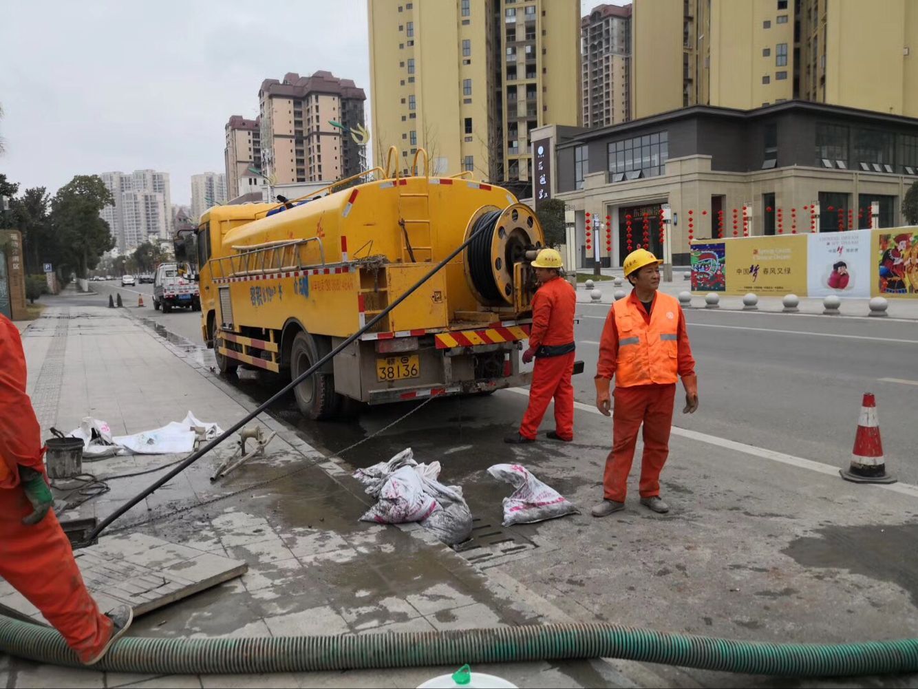 管城回族排污管道清淤-管道清洗